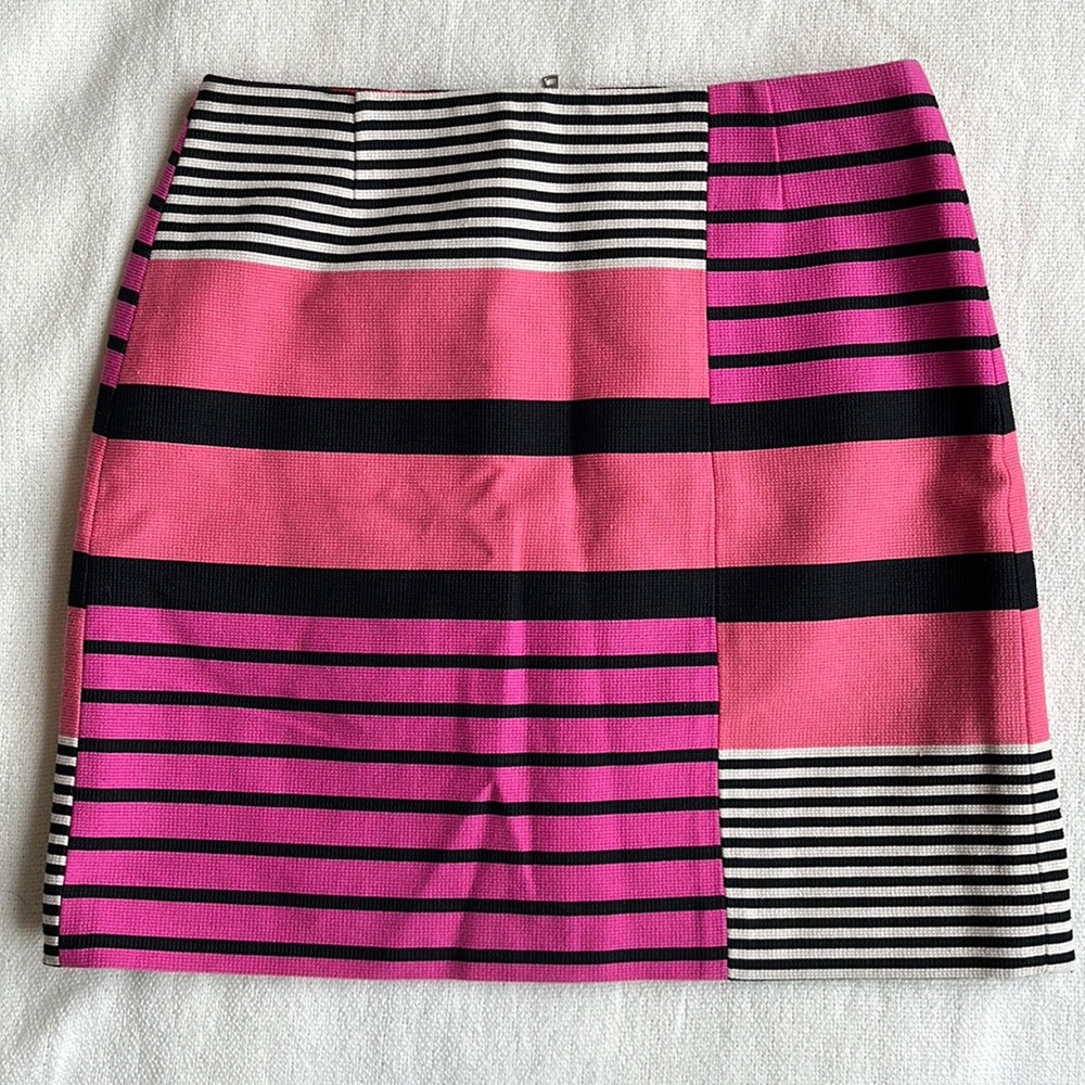LOFT‎ Ann Taylor stripes skirt size 4 petites